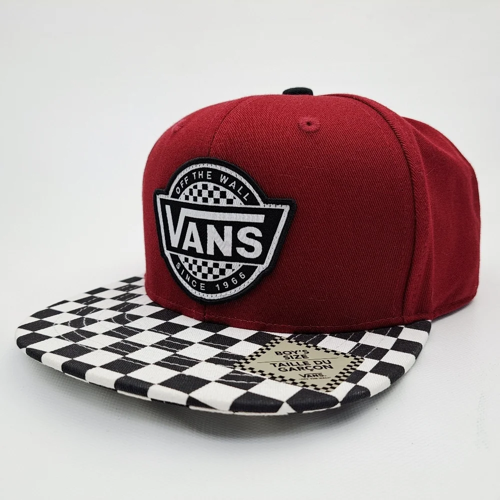 Vans Flat Bill Hat Cap Youth Snapback